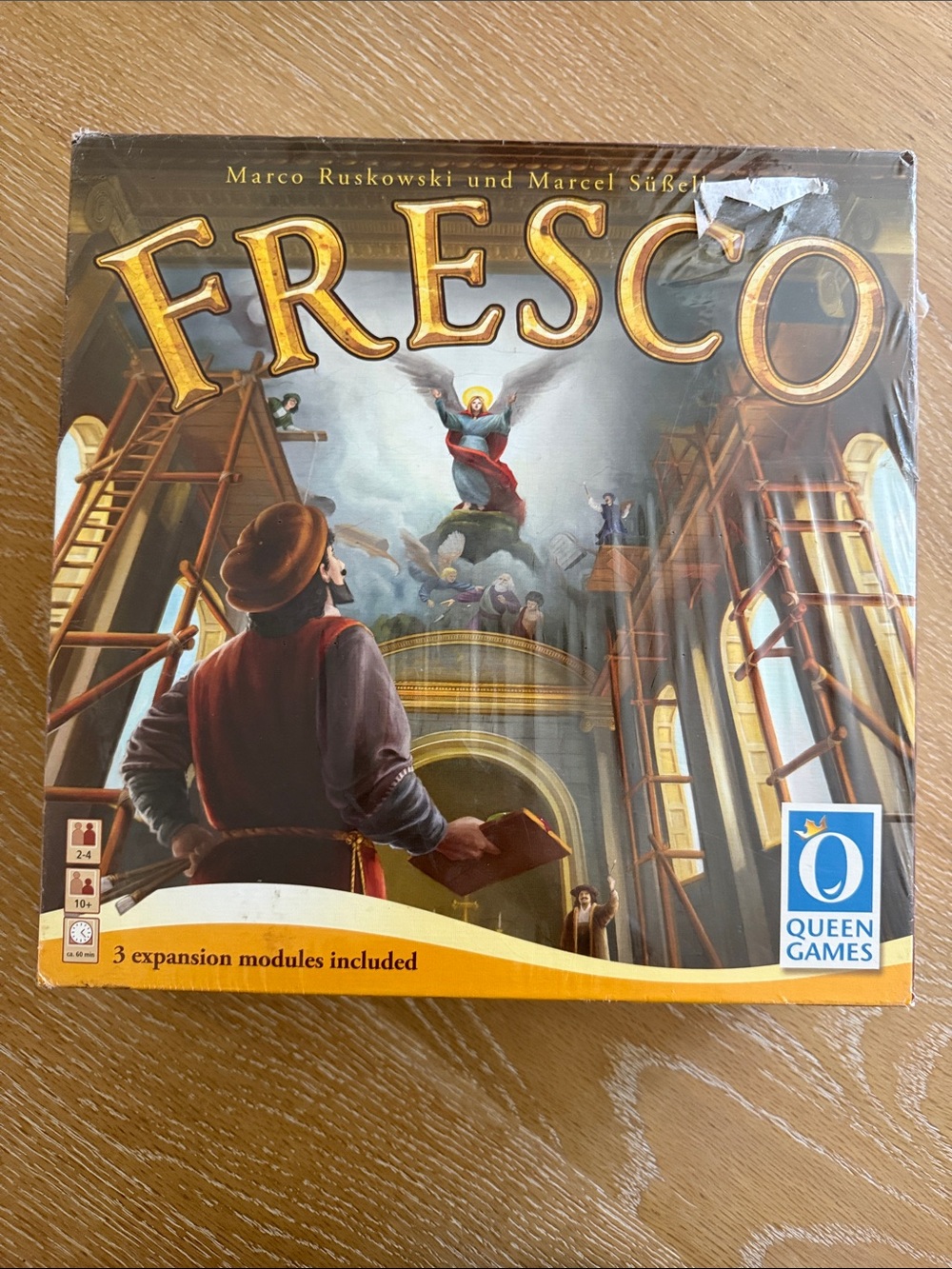 Fresco Board Game by Queen Games with 3 Expansion Modules NWT